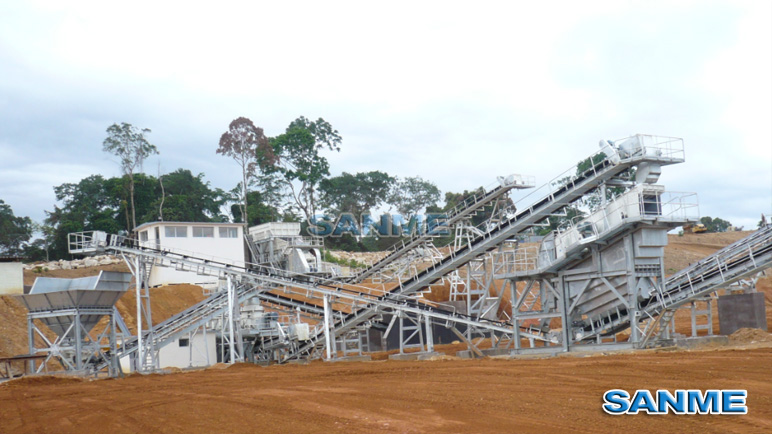 時(shí)產(chǎn)200噸玄武巖制砂生產(chǎn)線